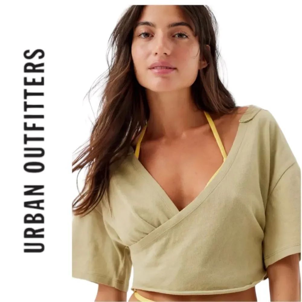 Out From Under UO Urban Outfitters Clara Wrap Tee Shirt NEW M